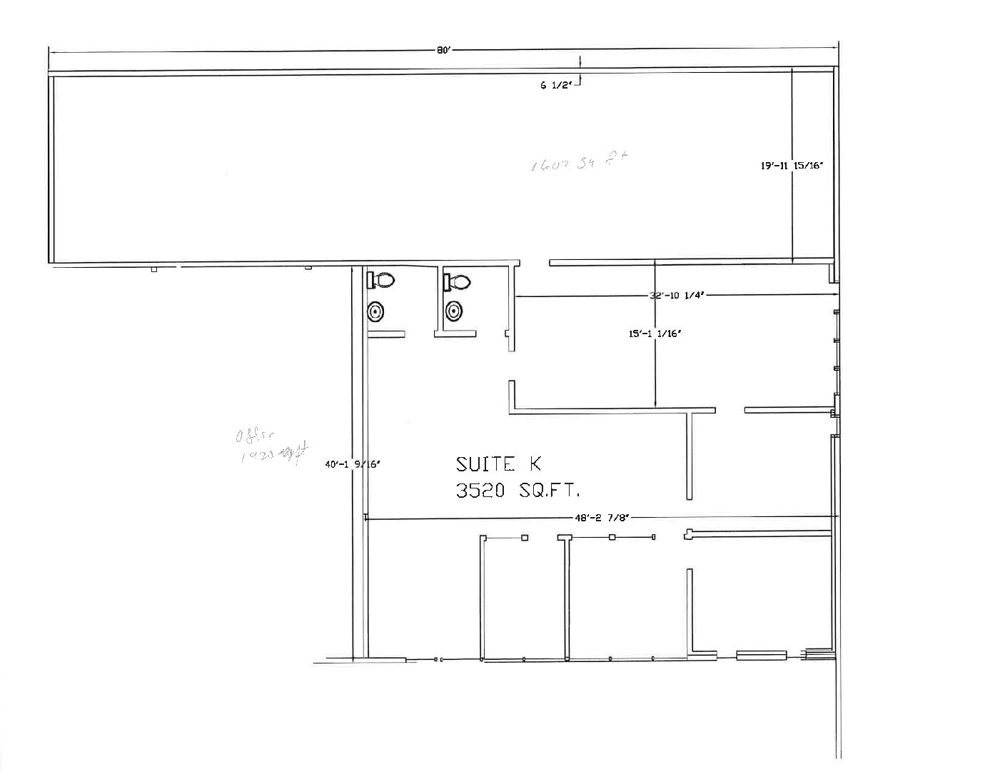 Office Space with WAREHOUSE attached – 9521 Folsom Blvd, Unit K